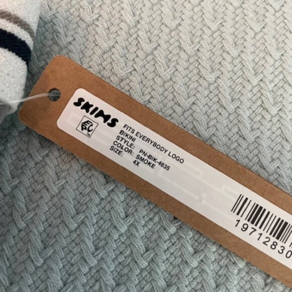 NWT SKIMS Everybody Logo Bikini Smoke Gray Grey Make Your Own Bundle Size 4x $20 - Picture 11 of 16